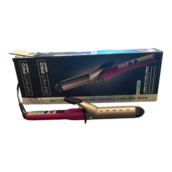 Conair Infiniti Pro Wet/Dry Tourmaline Ceramic Curling Iron - New - Picture 5 of 5